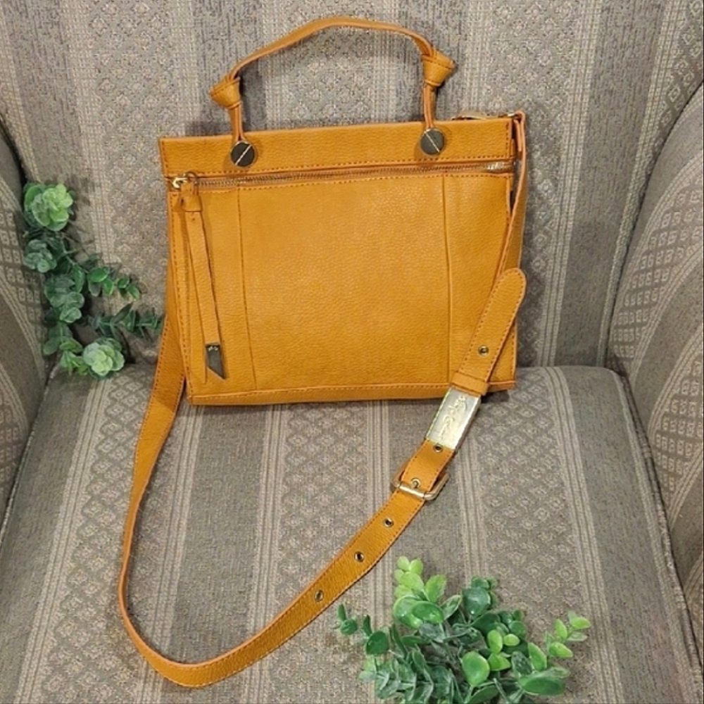 Foley + Corinna Small Dione Crossbody Bag in Mustard Yellow